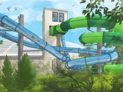 Glijbaan de Aqua Racer
